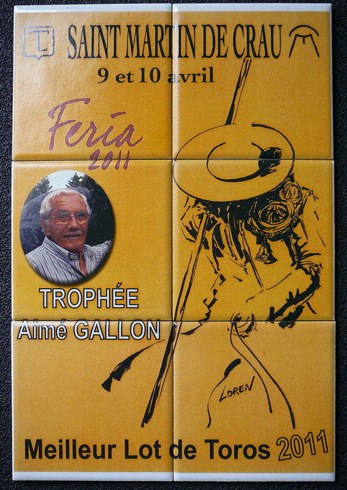 trophée Aimé Gallon à saint Martin de Crau