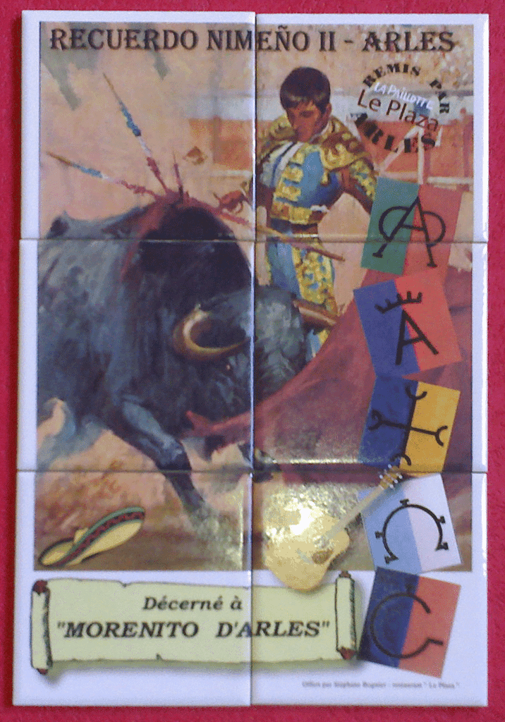 trophée nimeno 2 pour morenito d'Arles