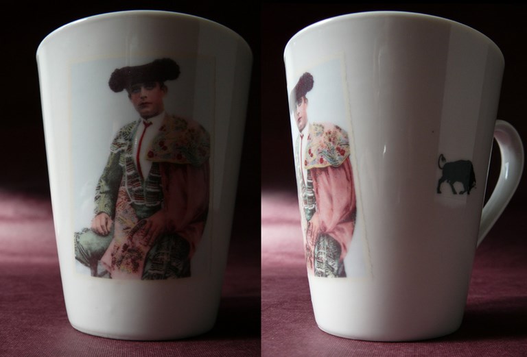 mug conique decor torero "Gerrita"