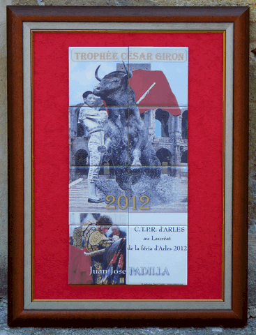 trophée Cesar Giron pour Padilla